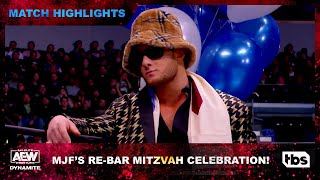 Four Pillars + Cake = MJF's Re-Bar Mitzvah | AEW Dynamite | TBS