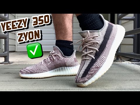 yeezy 350 zyon on feet