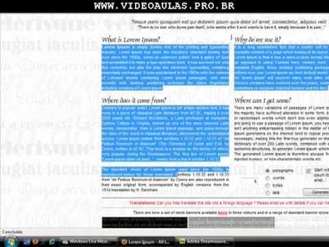 Curso Web Design - 15 # CSS - Body - Parte 1 - WWW.CURSOWEBDESIGN.COM