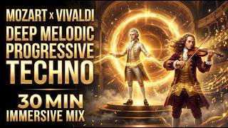 🔥 Mozart x Vivaldi | Melodic Progressive Techno | 30 Min Full Immersive Mix