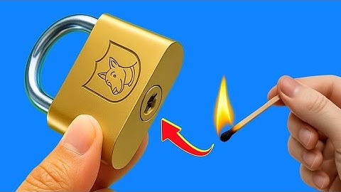 🔥 Insane Trick to Open Any Lock Without a Key – Just a Match Needed!😱