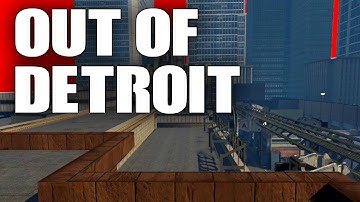 How To Get Out The Map On Detroit! (Works After All Patches)