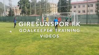 GK SIDE BALL TRAINING VIDEOS /HANDLING/FOOTWORK/🧤⚽GIRESUNSPOR FK GOALKEEPER TRAINING IN TURKEY TEAM