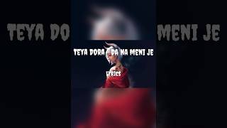 Teya Dora - Da na meni je(Lyrics) #teyadora #lyrics #lyricsvideo #anime #demon #girl #danamenije