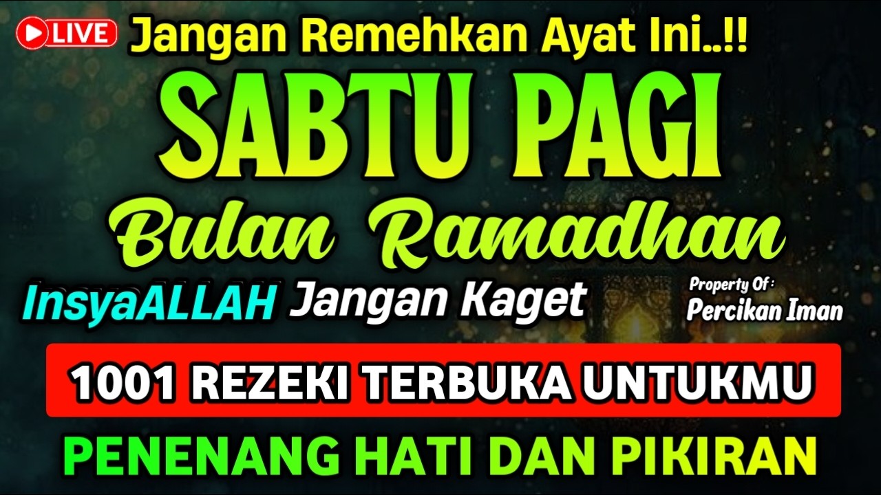 KUN FAYAKUN 🤲 CUKUP PUTAR 1X AY4T INI INSYAALLAH, REZEKI LANCAR AKAN DATANG DENGAN SENDIRINYA