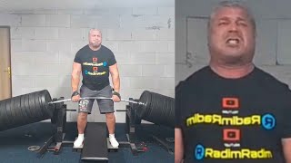 Old Man Does It Again...lifts 1800lbs Off The Rack!!😱😱