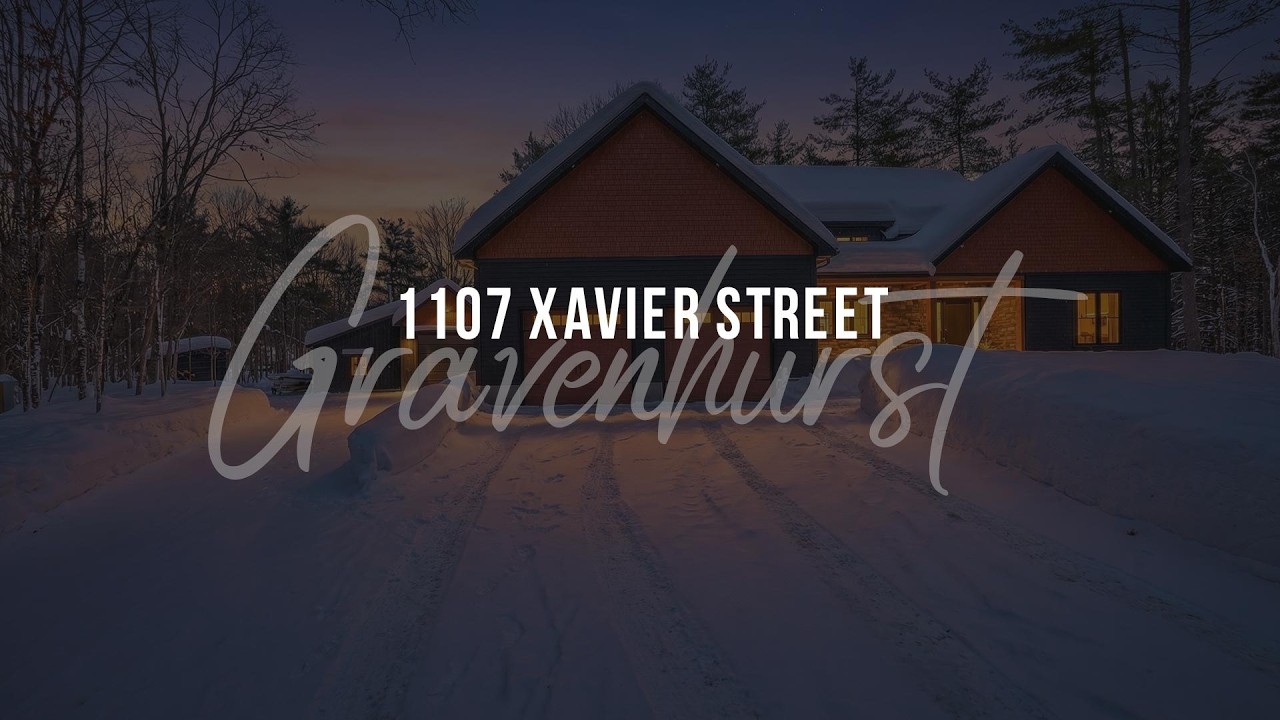 Luxury Executive Listing. 7 mins South of Gravenhurst. 1107 Xavier St.