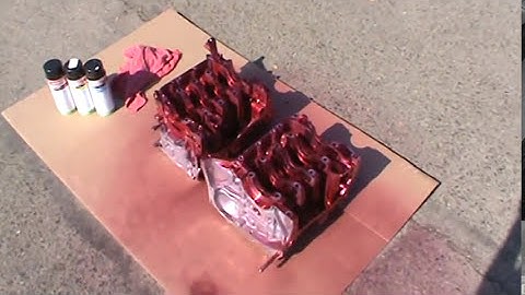 Aluminum block crack detection techniques (magnaflux dye penetrant)