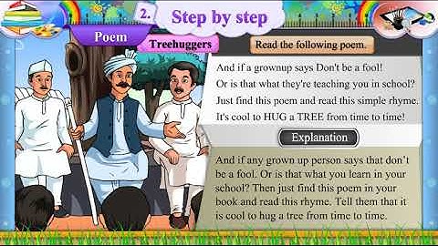 std 7th sem 2 unit 2 poem treehuggers