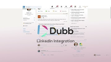 How to Integrate Dubb with LinkedIn  (@DubbSupport )
