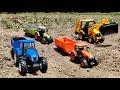 New Excavator JCP VS KUBOTA Tractor, New Holland Tractor, Claas Tractor Full Load by JCB Machine