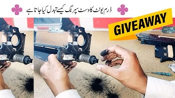 How to Change Xerox Machine Drum Unit (R2) Waste Toner Spring | Xerox R2 Replace Waste Toner Spring