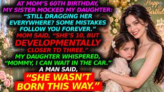 "Still Dragging Her Everywhere?" My Sister Mocked My Daughter's Condition—Then a Man Spoke...