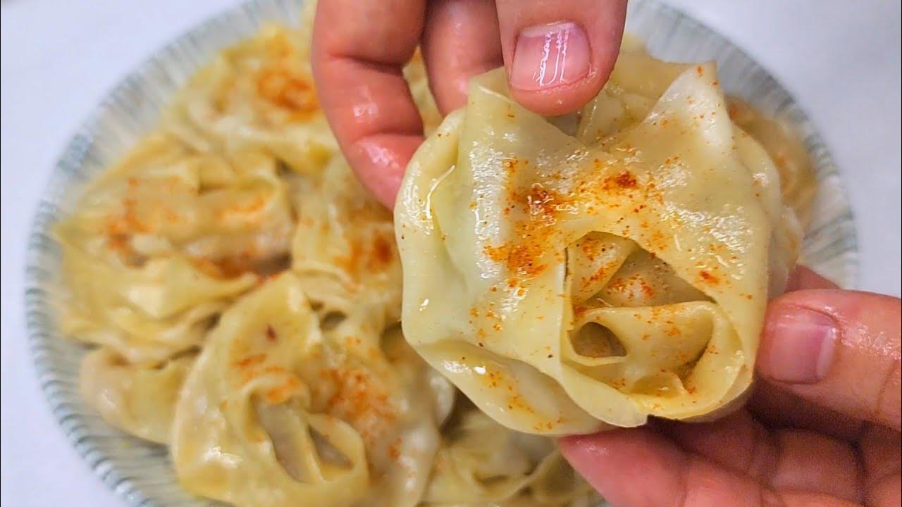УЗБЕКСКИЕ МАНТЫ ️! ОЧЕНЬ СОЧНО! Идеальное тесто для МАНТ Пельменей ...