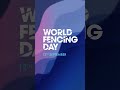 Just a taste of what’s coming. World Fencing Day, 12 September 🤺