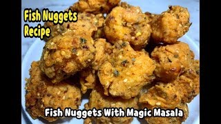Fish Nuggets Recipe/Fish Nuggets Made With Magic Masala By Yasmin Cooking