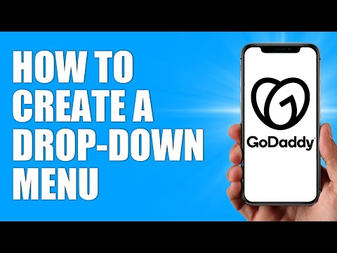 How To Create Drop Down Menu In GoDaddy Website Builder 2022