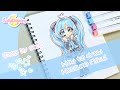 How to Draw Hatsune Miku on Paper Step by Step / Using COPIC and Ohuhu Markers