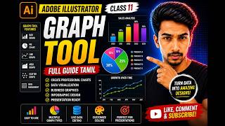 Illustrator Class 11 ⚡ | Graph Tool