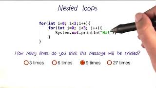 144   Inside a Nested Loop Solution