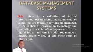 Introductions to health information system (data base)