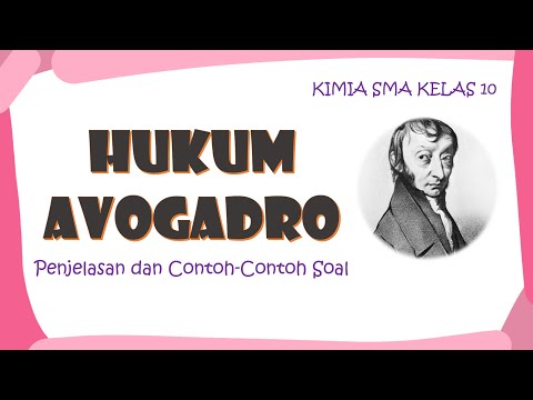 Video: Bagaimana anda menyelesaikan hukum Avogadro?