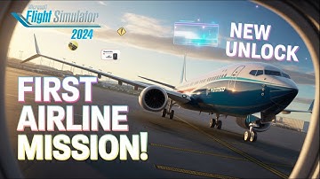 Boeing 737 MAX Passenger Mission UNLOCKED! | MSFS 2024 Career Mode Ep.28 | First Airline Flight!