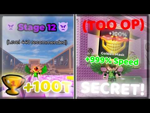 USING NEW *BROKEN* SECRET ITEM, MEDAL AURA AND COMPLETING STAGE 12 IN +1 SPEED KEYBOARD ESCAPE!