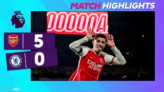 EPL Highlights: Arsenal 5 - 0 Chelsea | Astro SuperSport