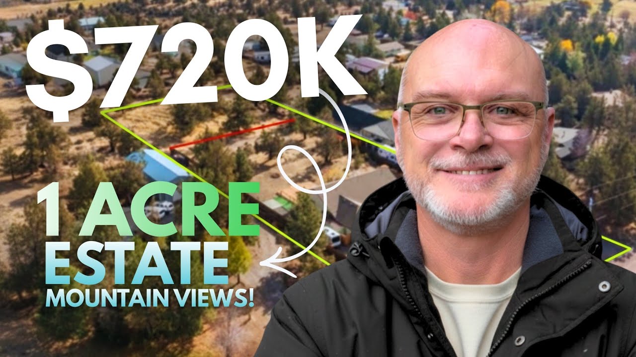 ​$720K Single Level Home on 1 Acre with Mountain Views | Near Bend, Oregon