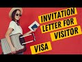Invitation letters for the USA visiting visas and supporting documents