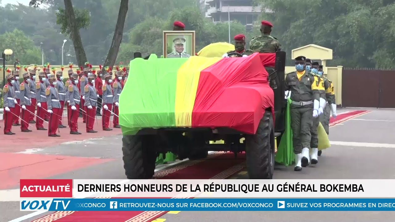 Derniers honneurs de la République au général Bokemba