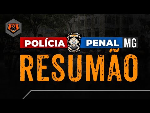 RESUMÃO Concurso Polícia Penal MG - Monster Concursos 