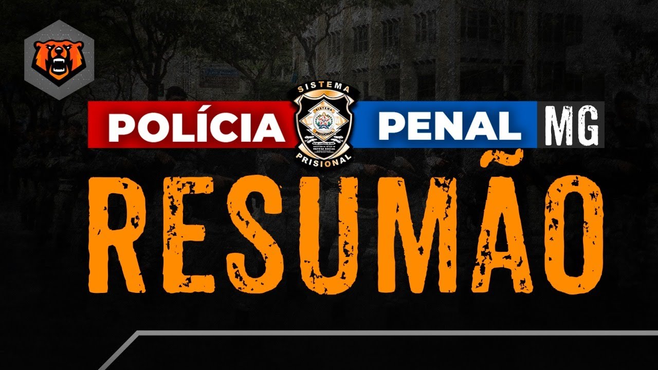 RESUMÃO Concurso Polícia Penal MG - Monster Concursos 