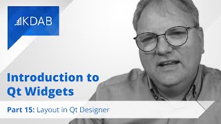 Introduction to Qt Widgets (Part 15) - Layout in Qt Designer