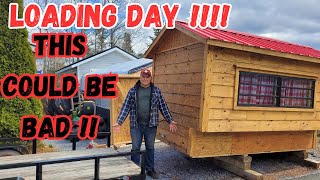 THIS MAY NOT END WELL !!!  Mini Portable Cabin its finally TIME TO GET LOADED !!!!!