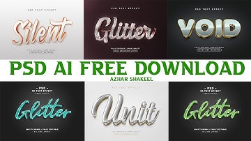 3d PSD Text Effect Part 9 Photoshop Free Psd File Download