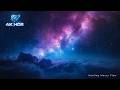 Infinite Night Sky 4K HDR 🌌 Starfield Timelapse with Clouds | 3 Hours for OLED Display