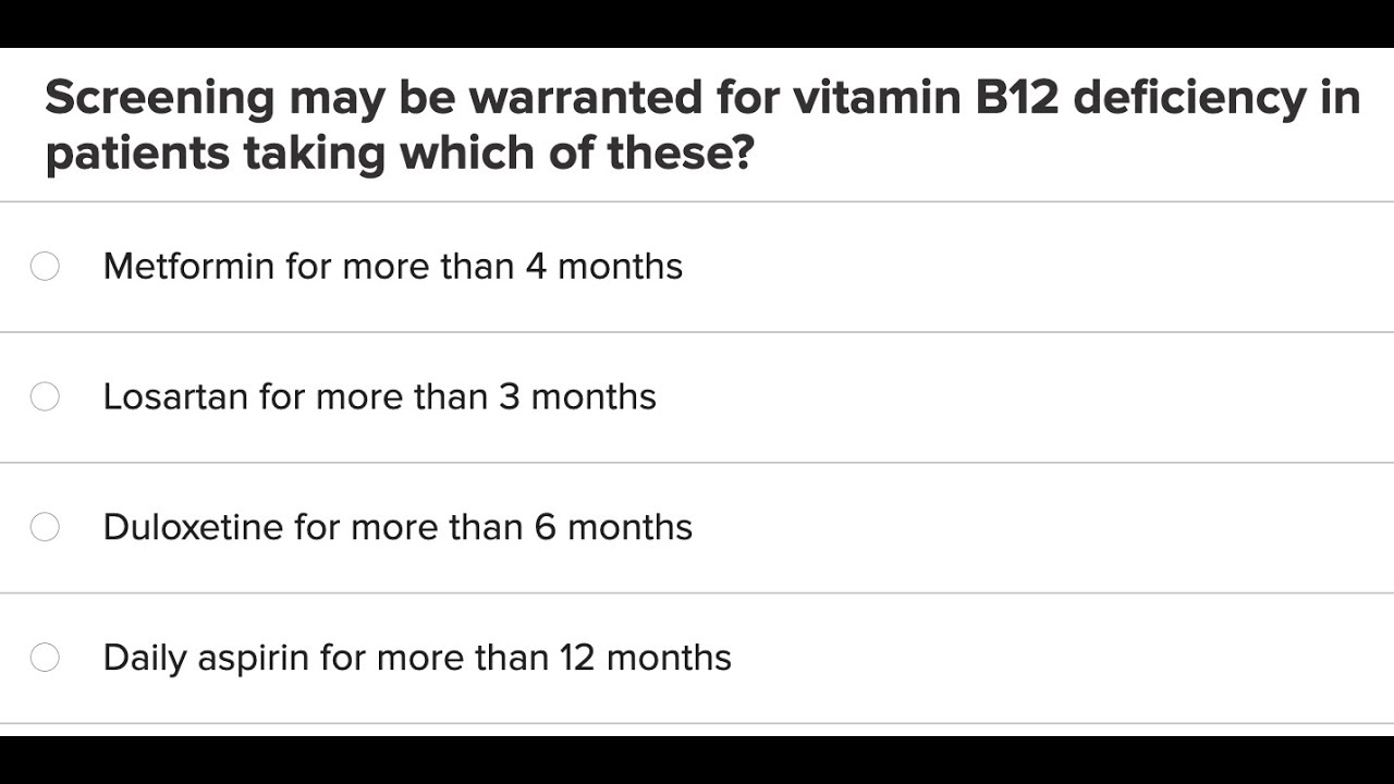 USMLE Question and Answer 54 I Vitamin B12 Deficiency Key Points