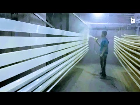 كيفيةوطريقة دهان الألمنيوم وجميع المعادن بي البدره الالكتروستاتيك مع حازم الهنداوي