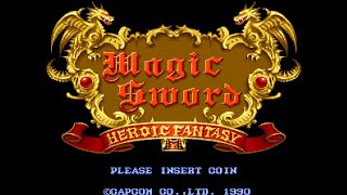 Magic Sword (Arcade Playthrough)
