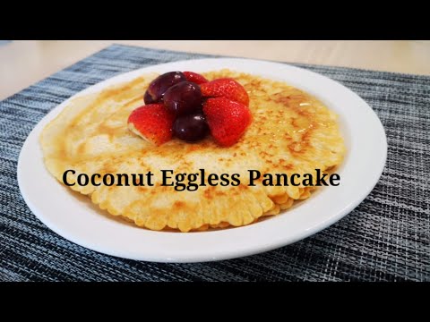 Video: Pancakes With Coconut Milk Without Eggs - A Step By Step Recipe With A Photo