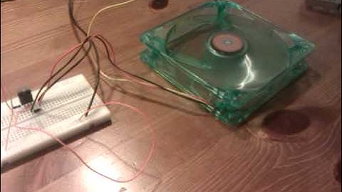 Arduino PWM Fan Control