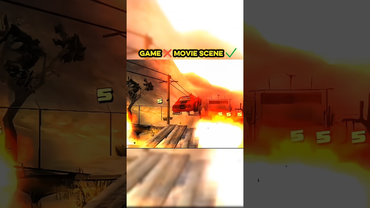 Game ❎ Movie scene ✅ 