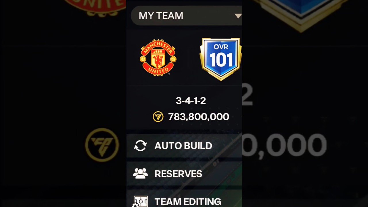 Manchester United Dream Team 🔥 #eafcmobile #fifamobile #manchesterunited