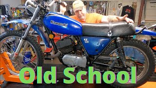 Old school 1979 Kawasaki KE125A