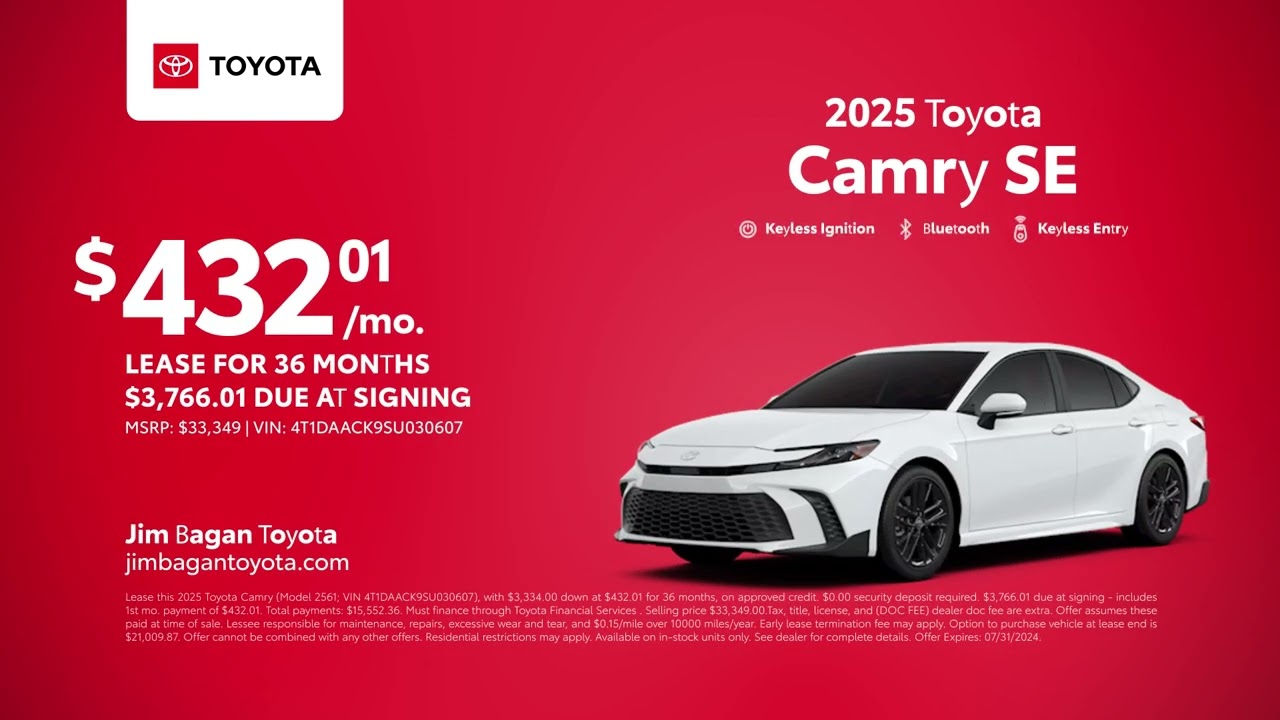 Toyota Camry 07/15/2024 4065224