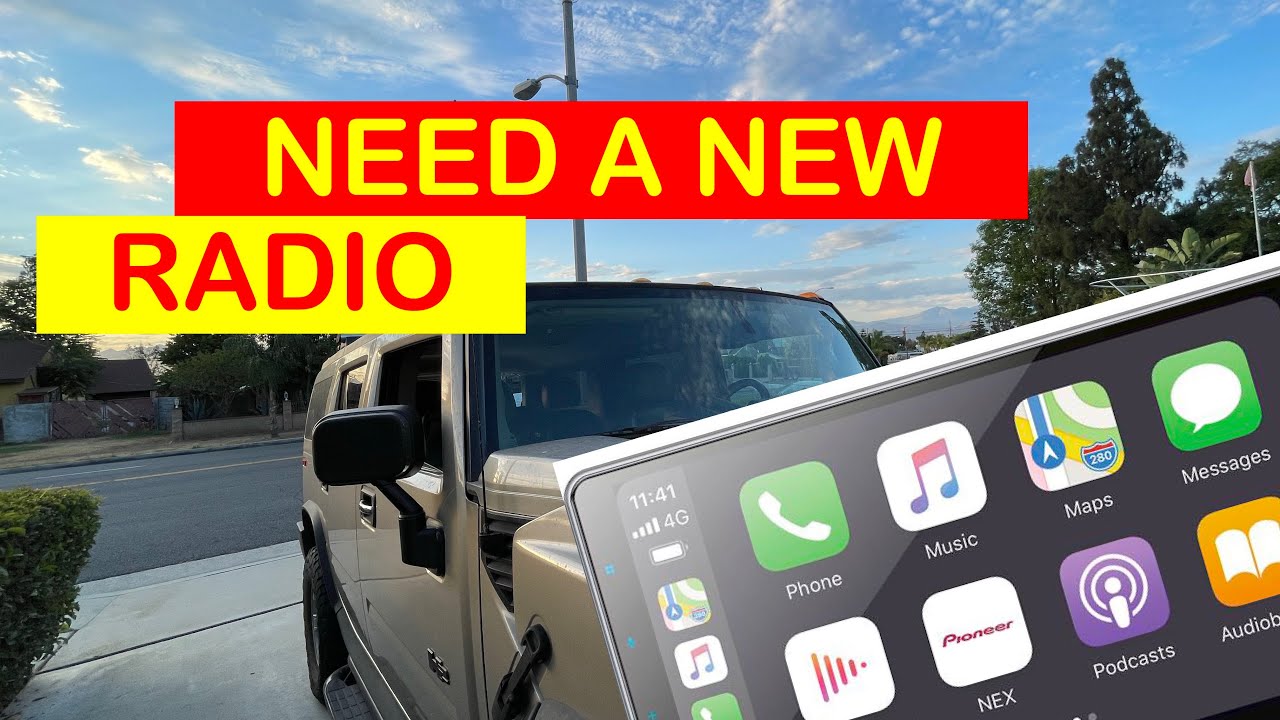 HUMMER H2 IN NEED OF A RADIO UPGRADE - YouTube