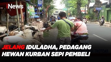 Jelang Iduladha, Pedagang Hewan Kurban Sepi Pembeli #iNewsPagi 16/07