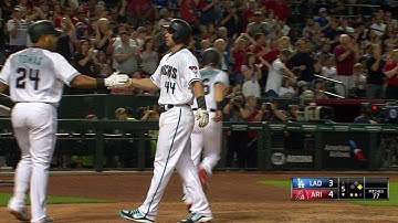 LAD@ARI: Lamb rips a two-run single to center field